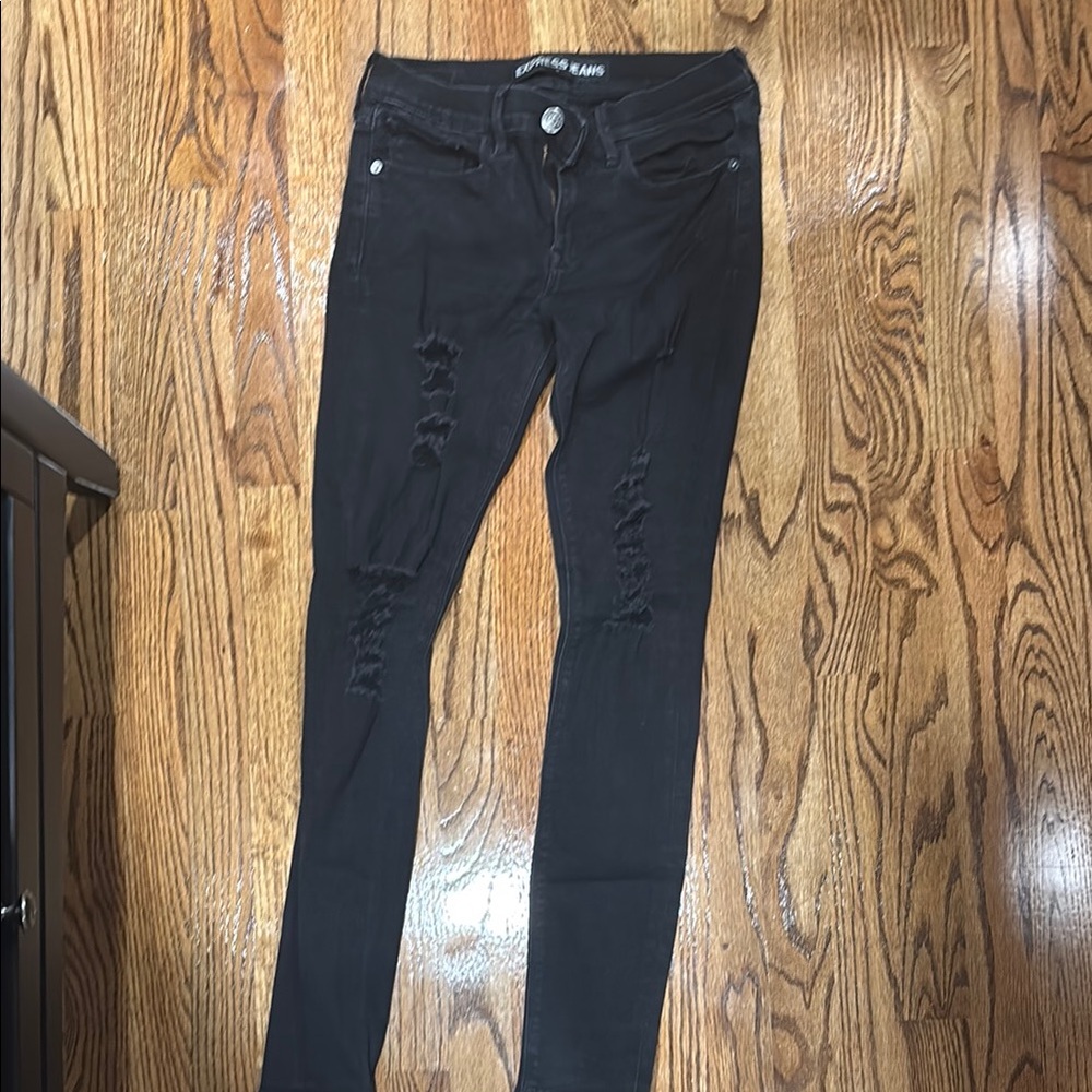 Express Black Skinny Jeans for Women